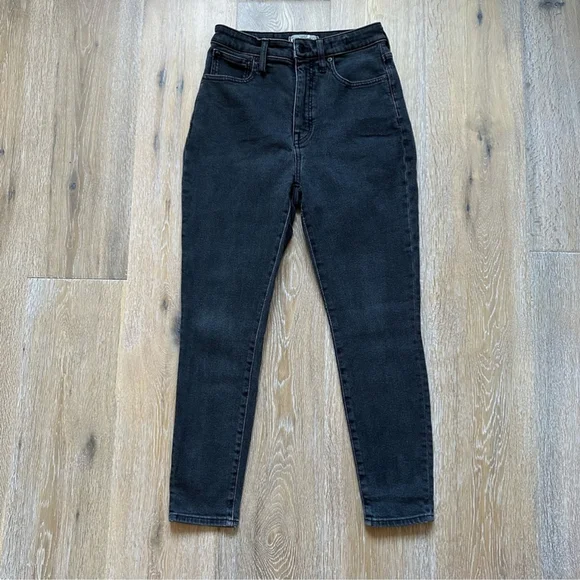 Madewell Petite Curvy High-Rise Skinny Jeans in Starkey Wash - Size P27 - Picture 15 of 16